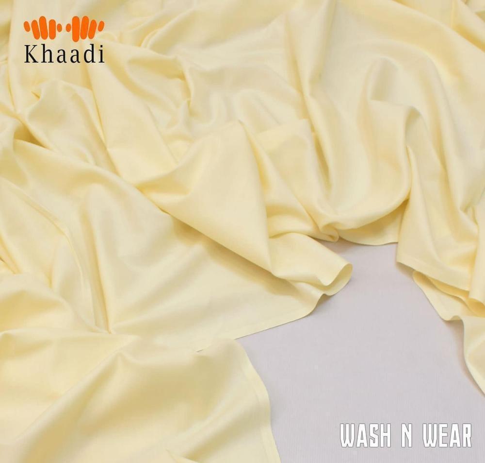 Off-White Men’s Unstitched Wash & Wear Suit – Premium Plain Shalwar Kameez Fabric (4 Yards