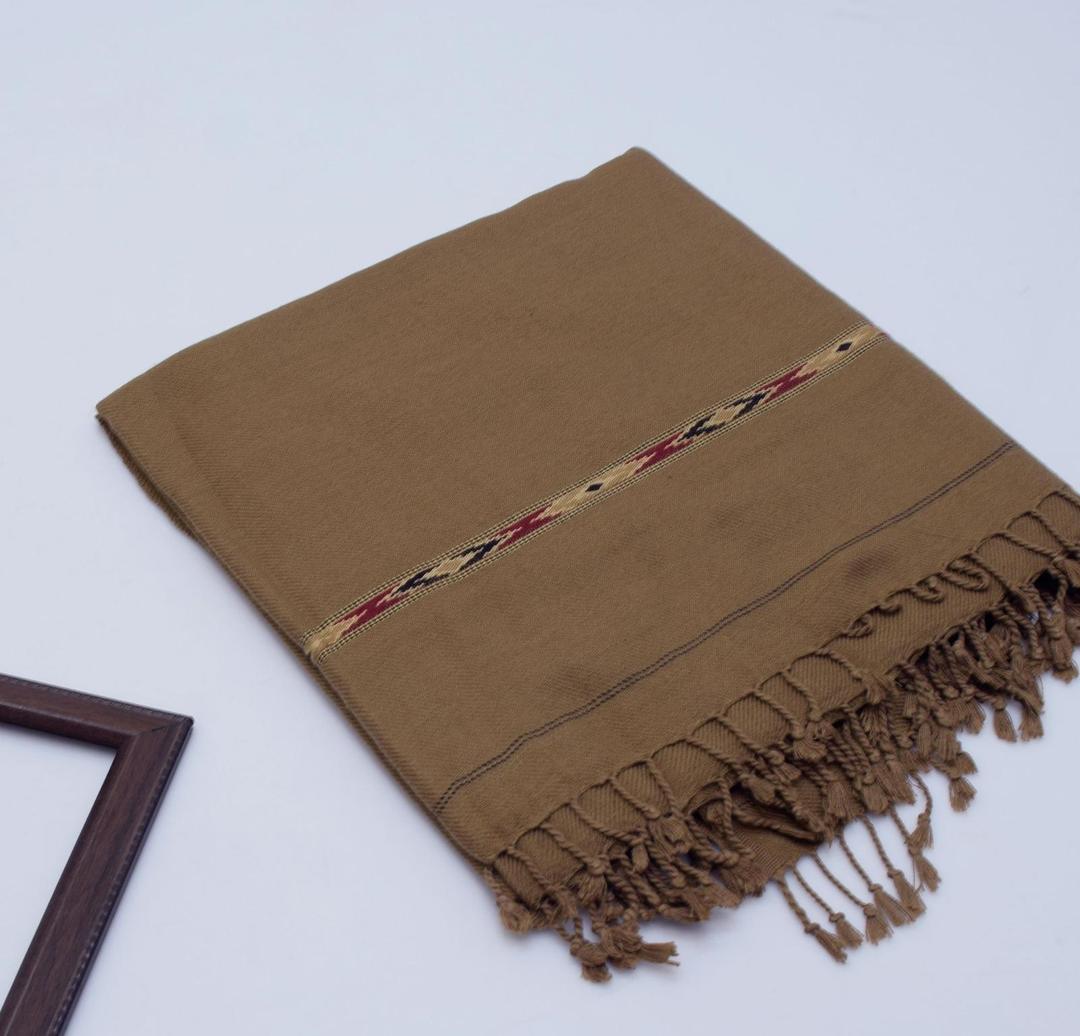 Men's Velvet Plain Shawl - Bonanza Satrangi 3 Yard Winter Collection