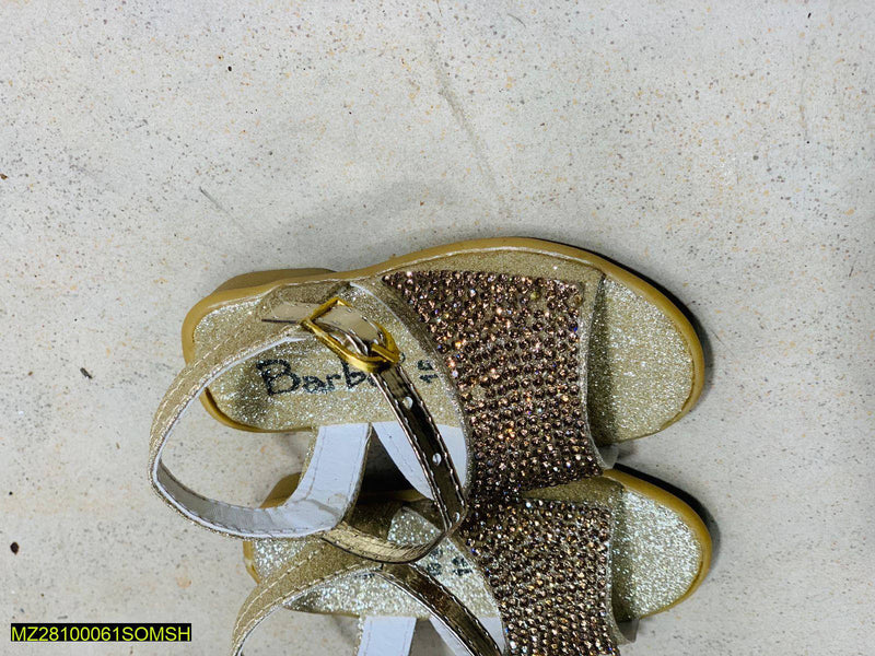 Shoes For Kids - Golden Glitter Sandals