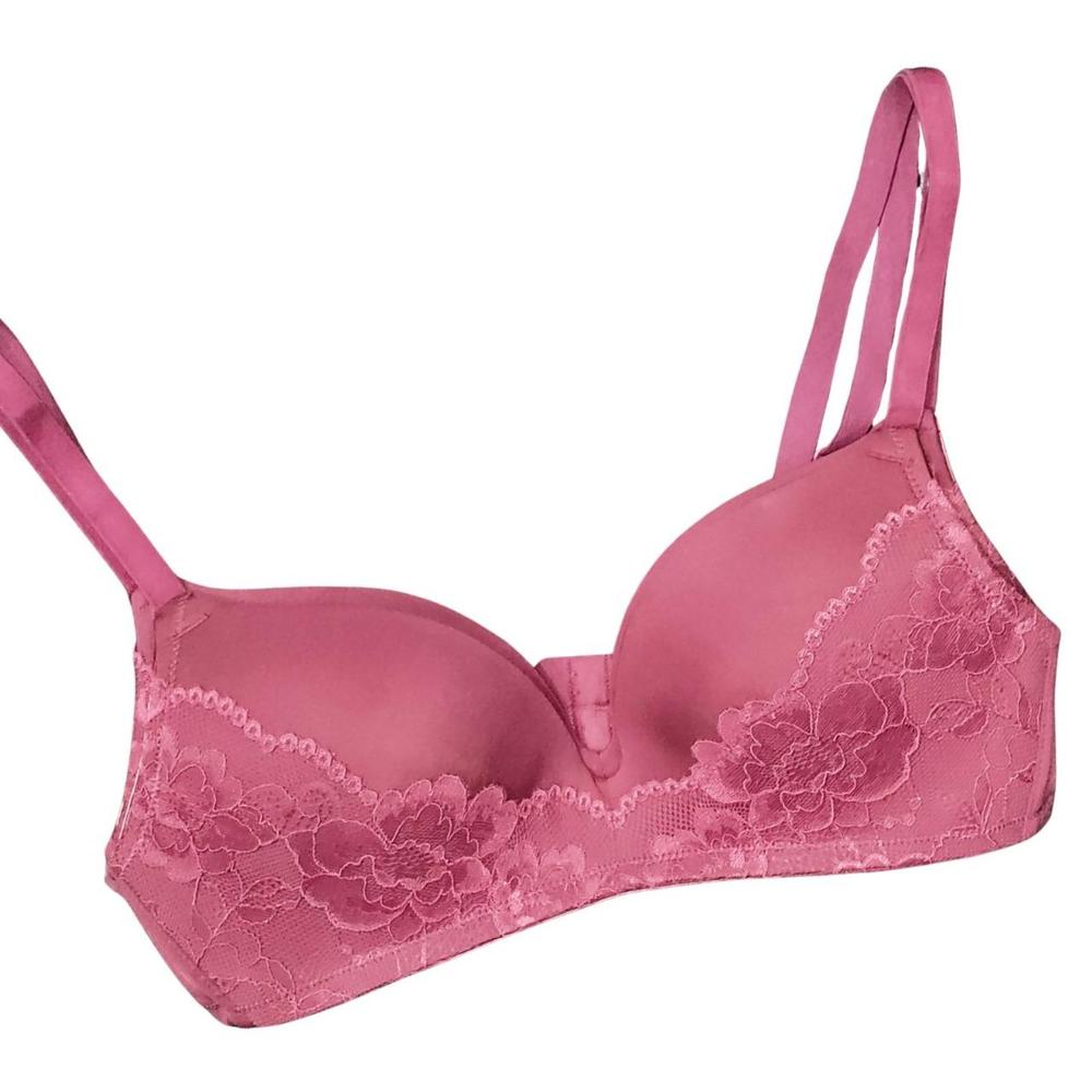 Soft Padded Half Cup Lace Bra for Women | Sizes 30-34 (A & B Cup
