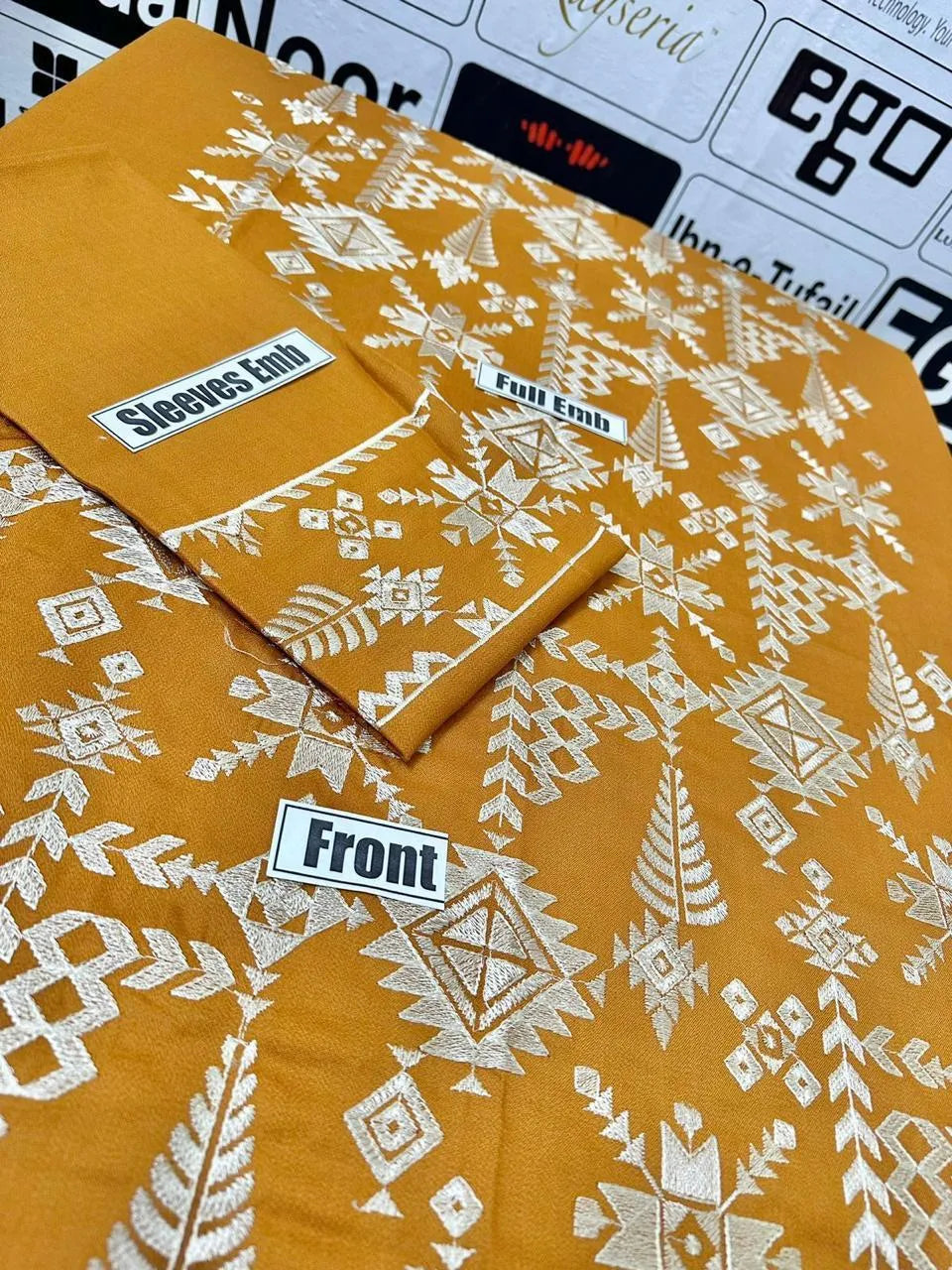 woman 3piece khaddar