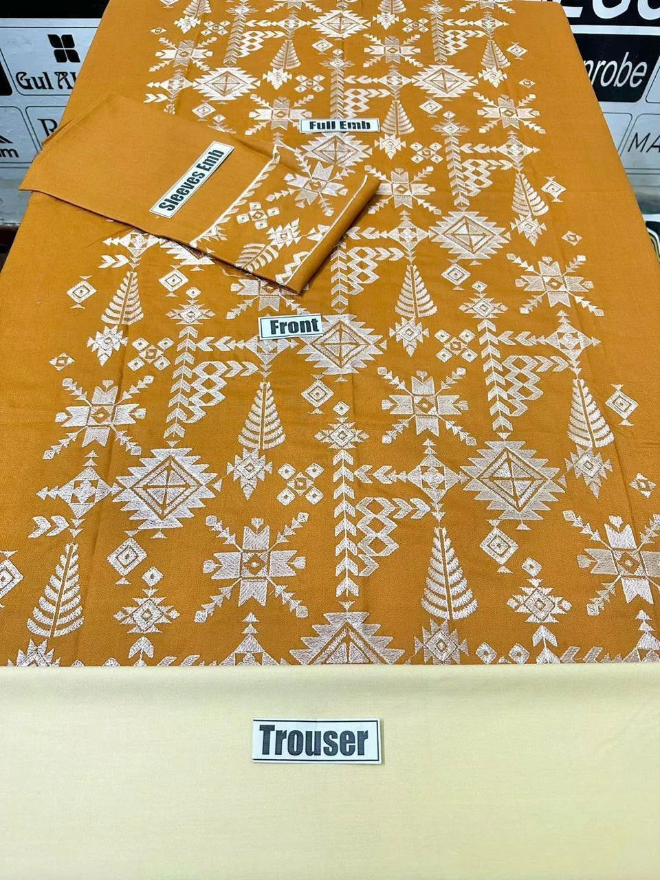 woman 3piece khaddar